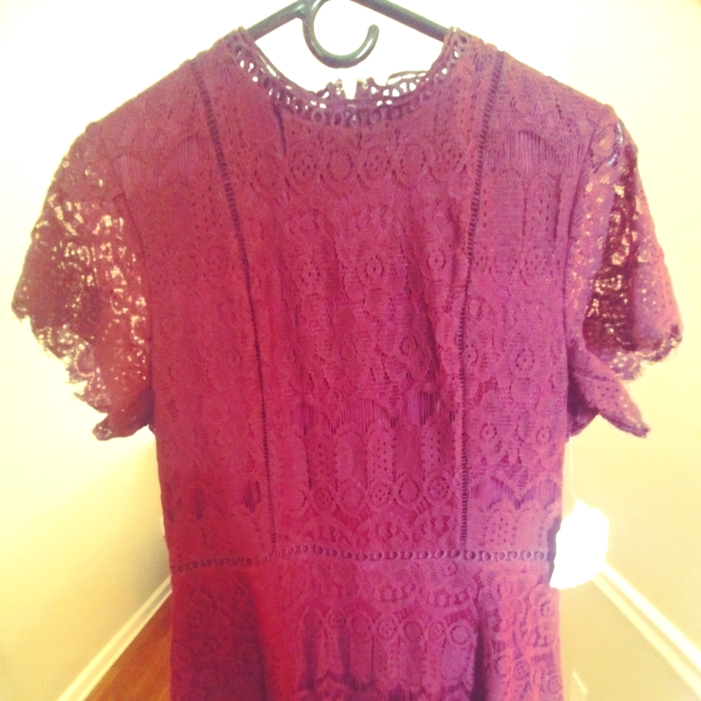 Altar'd State lace zipper back dress